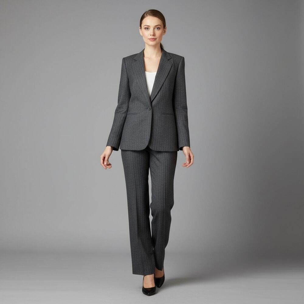Levi's Charcoal Pinstripe Blazer